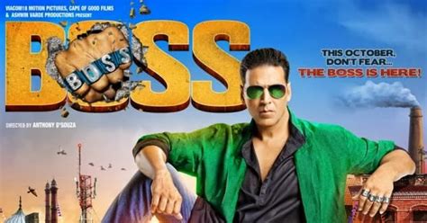 B Town Akshay Kumars Boss Movie Official Poster First Look 2013
