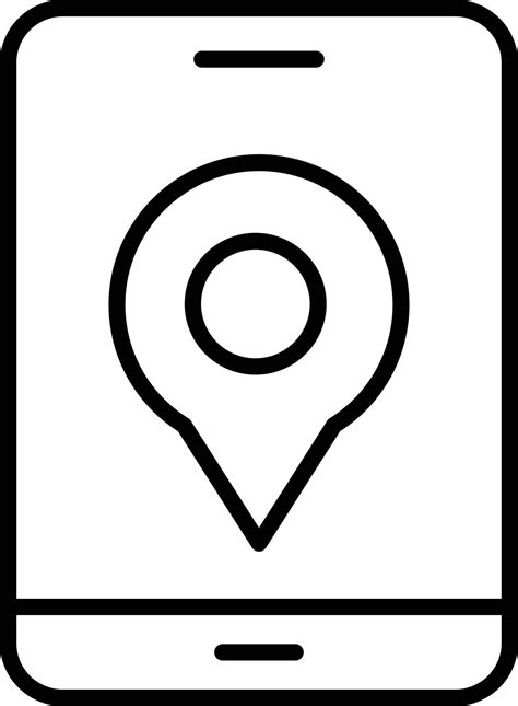 Location Outline Icon 9243281 Vector Art At Vecteezy