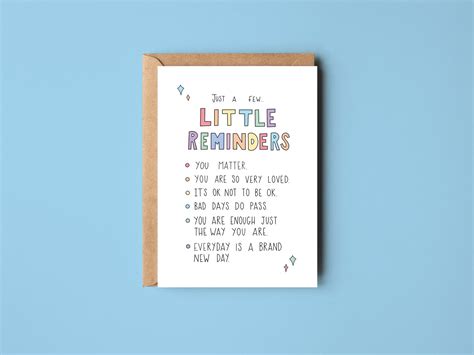 Little Reminders Card Artismytherapy