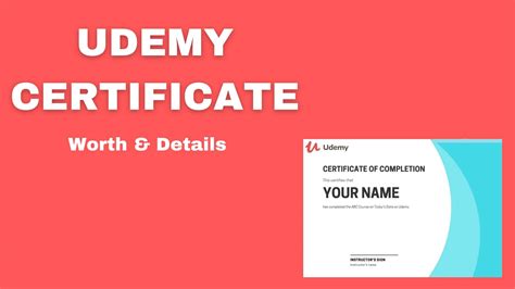 Udemy Certificate Everything You Need To Know 2 Study