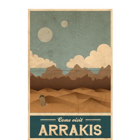 Arrakis Travel Poster On Behance