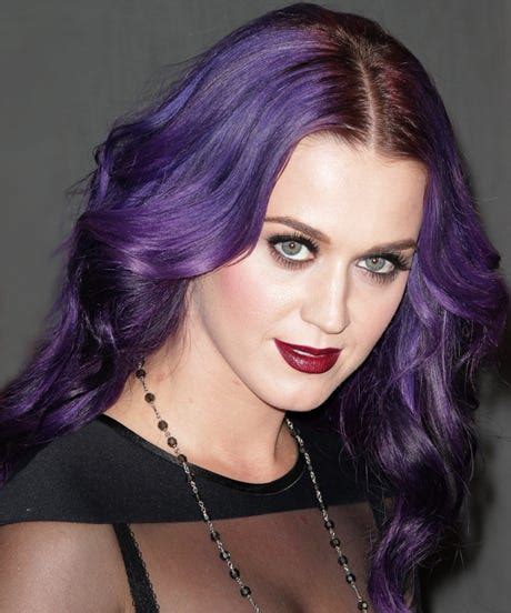 Celebrity Purple Hair Photos Singers Actresses