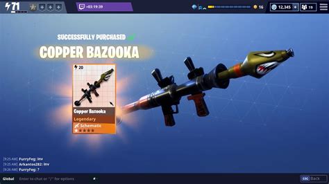 The following weapons appear in the video game fortnite: TIPS LOOT EVENT - THE MOST POWERFUL COPPER BAZOOKA ...