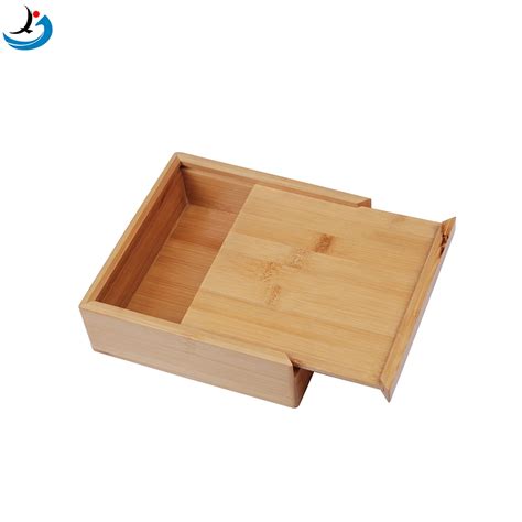 Factory Wholesale Custom Small Bamboo Wooden Sliding Lid T Box Buy
