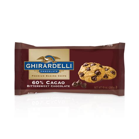 Ghirardelli chocolate premium baking chips. Ghirardelli Chocolate - "Bittersweet Chocolate" Premium ...