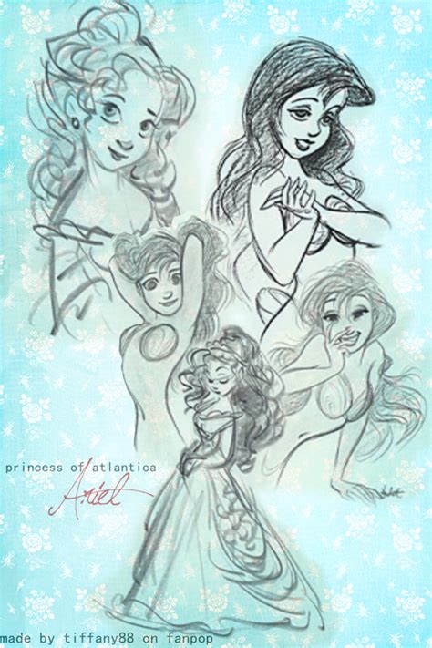 Ariel Concept Art Disney Princess Photo 20951368 Fanpop