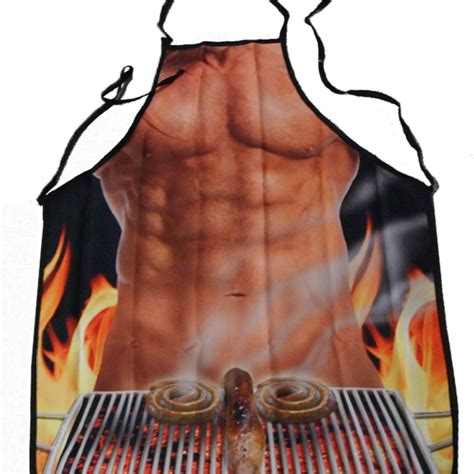 Buy Creative Bbq Party Polyester Funny Print Apron