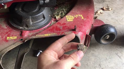 How To Remove A Mower Deck Toro Timecutter Off