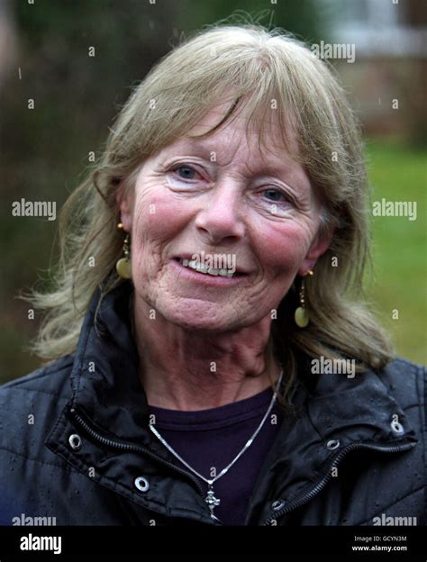 Dinnerlady Carol Hill Gives Her Reaction Outside Her Home In Great Tey Essex After She Won Her