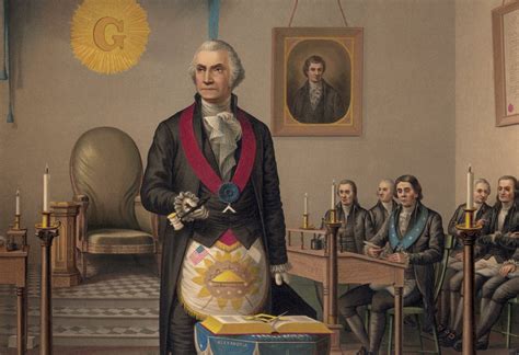 George Washington As A Master Mason Vintage Masonic Art Old Maps And Prints Historic Antique