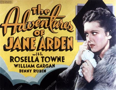 Rosella Towne Film The Adventures Of Jane Arden 35m 10653 Abcdvdvideo