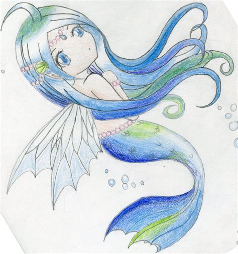 Anime Mermaid Drawing At Getdrawings Free Download