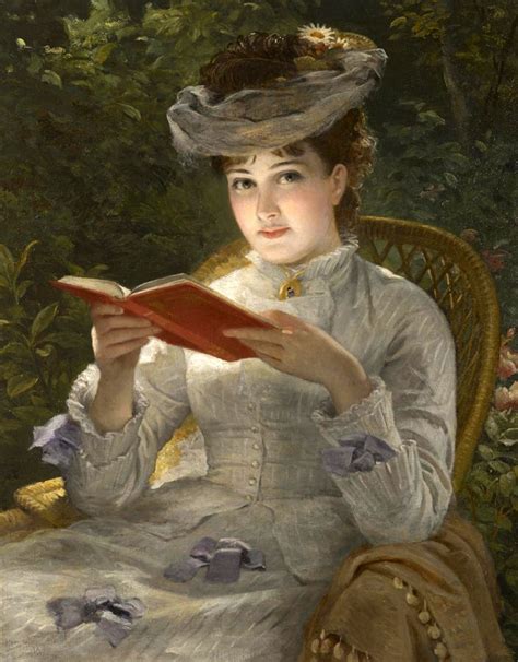 English School 19th Century A Summer Beauty Reading Art