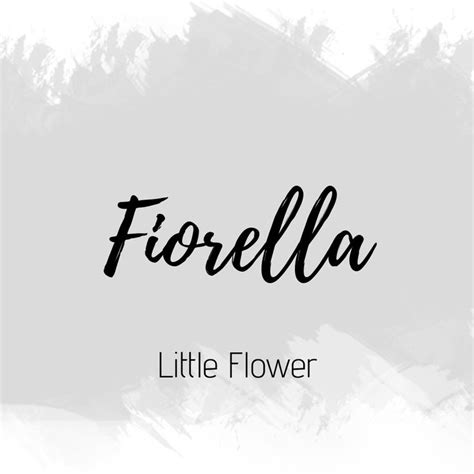 Fiorella Pretty Names Unique Baby Names Fantasy Character Names