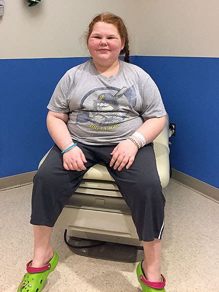 Alexis Shapiro Year Old Who Suffered From Uncontrollable Weight Gain Begins Brain Tumor