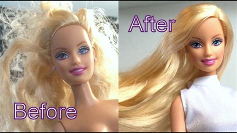 How To Detangle Fix And Restore Saran Doll Hair Youtube Barbie