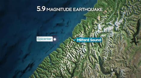 Strong Quake Shakes New Zealands Milford Sound
