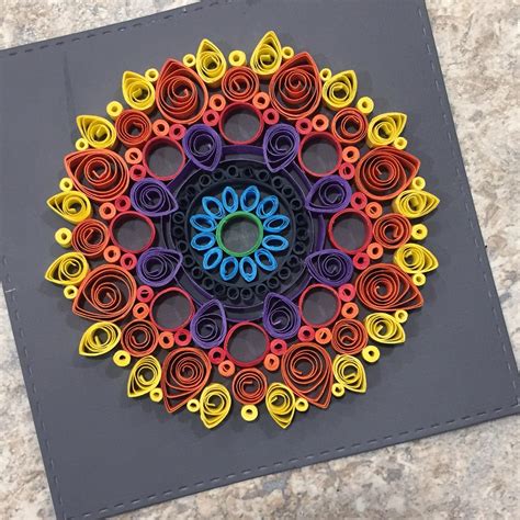 Its Not Perfect But Sometimes I Enjoy Making Quilled Mandalas For My