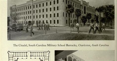 The Citadel Military College Barracks The Citadel History Pinterest