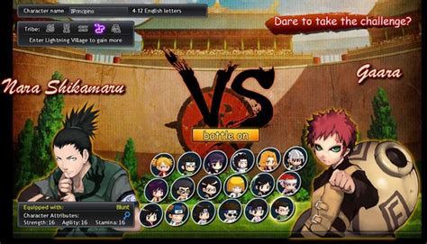 Pockie Ninja Browser Game Con I Personaggi Di Naruto Browser Game