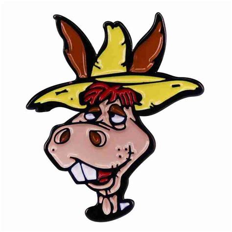 Hee Haw Donkey Enamel Pin Distinct Pins