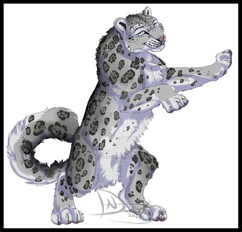 Commission Snow Leopard By Pharao Girl On Deviantart