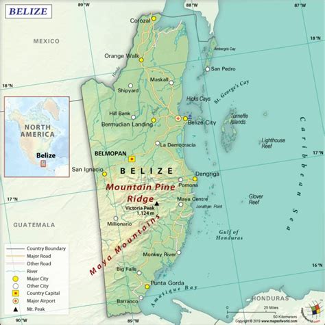 Belize On World Map What Are The Key Facts Of Belize Belize Facts