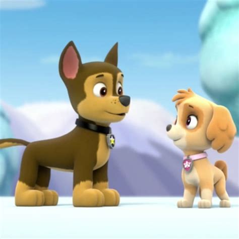 Image Chase And Skye Being Happy Paw Patrol Fanon Wiki