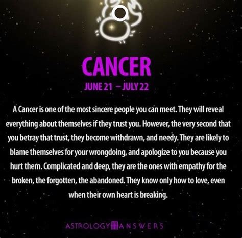 What does the cancer sign symbolize? Cancer quotes zodiac image by Sharon🌙Skye💫 on Sayings and ...