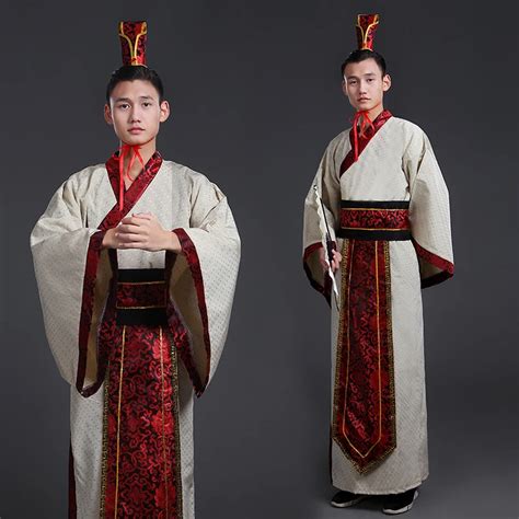 New Chinese National Hanfu Costume For Men Traditional Tang Dynasty