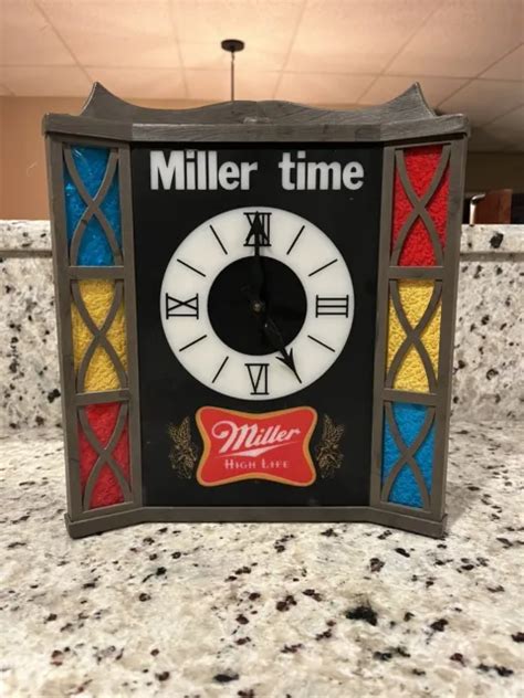 Vintage Miller High Life Beer Miller Time Bar Lite Not Working