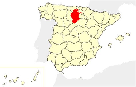 Map Depicting The Province Of Burgos