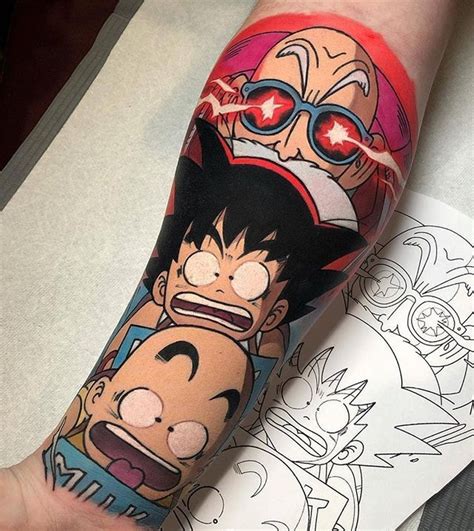 More Dragon Ball In Your Life 😍 Dragon Ball Tattoo Colored Tattoo