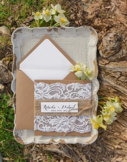 20 chic rustic wedding invitations from 4lovepolkadots that wow chicwedd