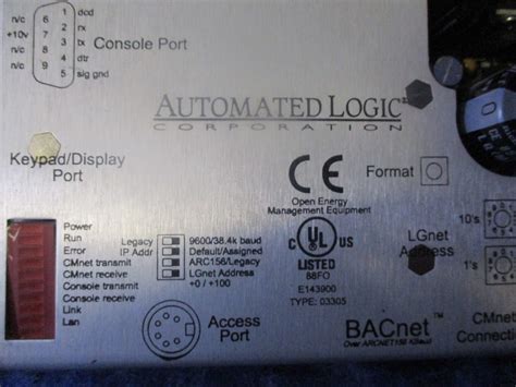 Automated Logic Lge 2 Mb Ethernet Router 2 Mg Gateway Module 1 Year