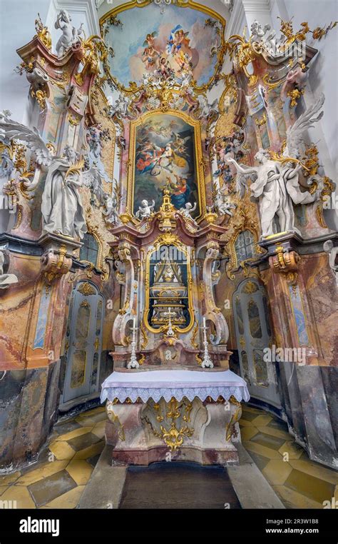 Side Altar Ottobeuren Monastery Benedictine Abbey Late Baroque