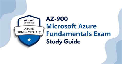 Az 900 Azure Fundamentals Exam Study Guide