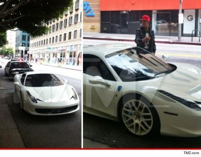 Ferrari has a solid marketing strategy that keeps its iconic brand well above the competition. Justin Bieber Cursed White Ferrari Pulled Over AGAIN! Saturday 1.2.13 | TheCount.com