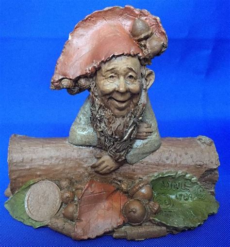 1984 Tom Clark Gnome Minie Figurine Figure Retired 1023 Vtg Cairn On