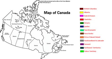 Grade 5 Blank Map Of Canada