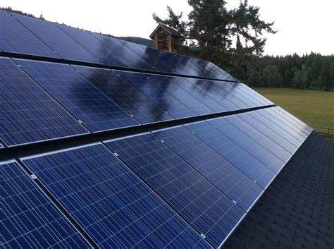 Grid-Tie Solar Power Installation with 45 solar panels and a 10kw inverter