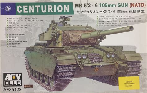 Afv Club 35122 Centurion Mk52 6 105mm Gun Nato 135
