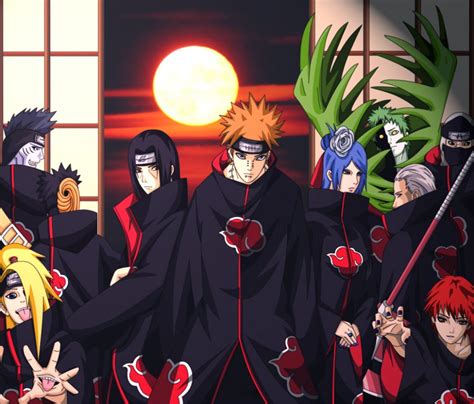 Naruto Anime Wallpapers Akatsuki Team