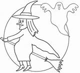 Witch Coloring Printable sketch template