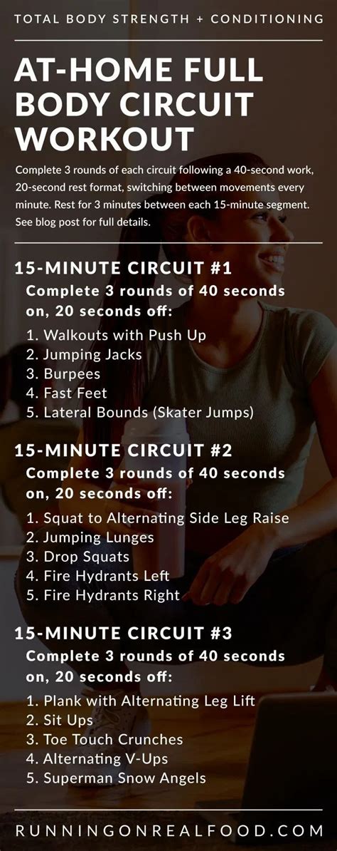 45 Min No Equipment Hiit Workout Full Body Circuit Workout Full Body