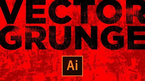 How To Make Vector Grunge Effects In Adobe Illustrator Youtube