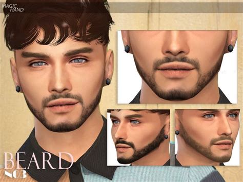 Magichands Mh Beard N03 Sims Sims 4 Body Mods Sims 4