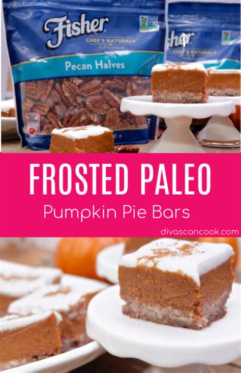 Frosted Paleo Pumpkin Pie Bars Recipe Paleo Pumpkin Pie Bars