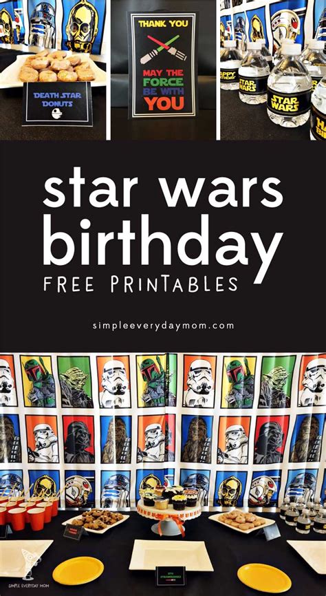 FREE Star Wars Party Printables