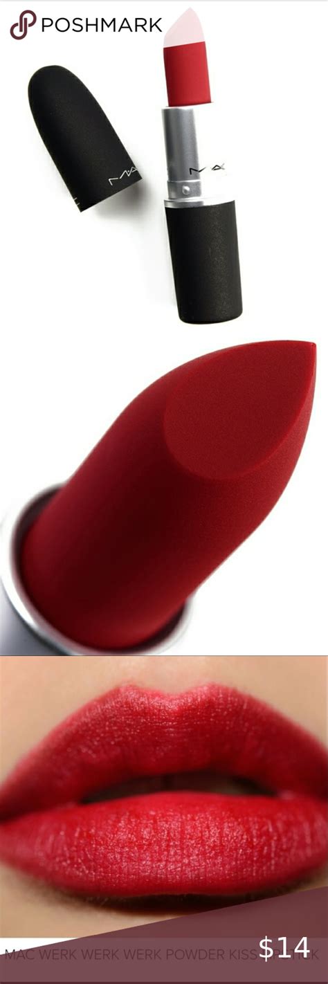 Mac Powder Kiss Lipstick In 922 Werkwerkwerk Mac Powder Lipstick The Balm